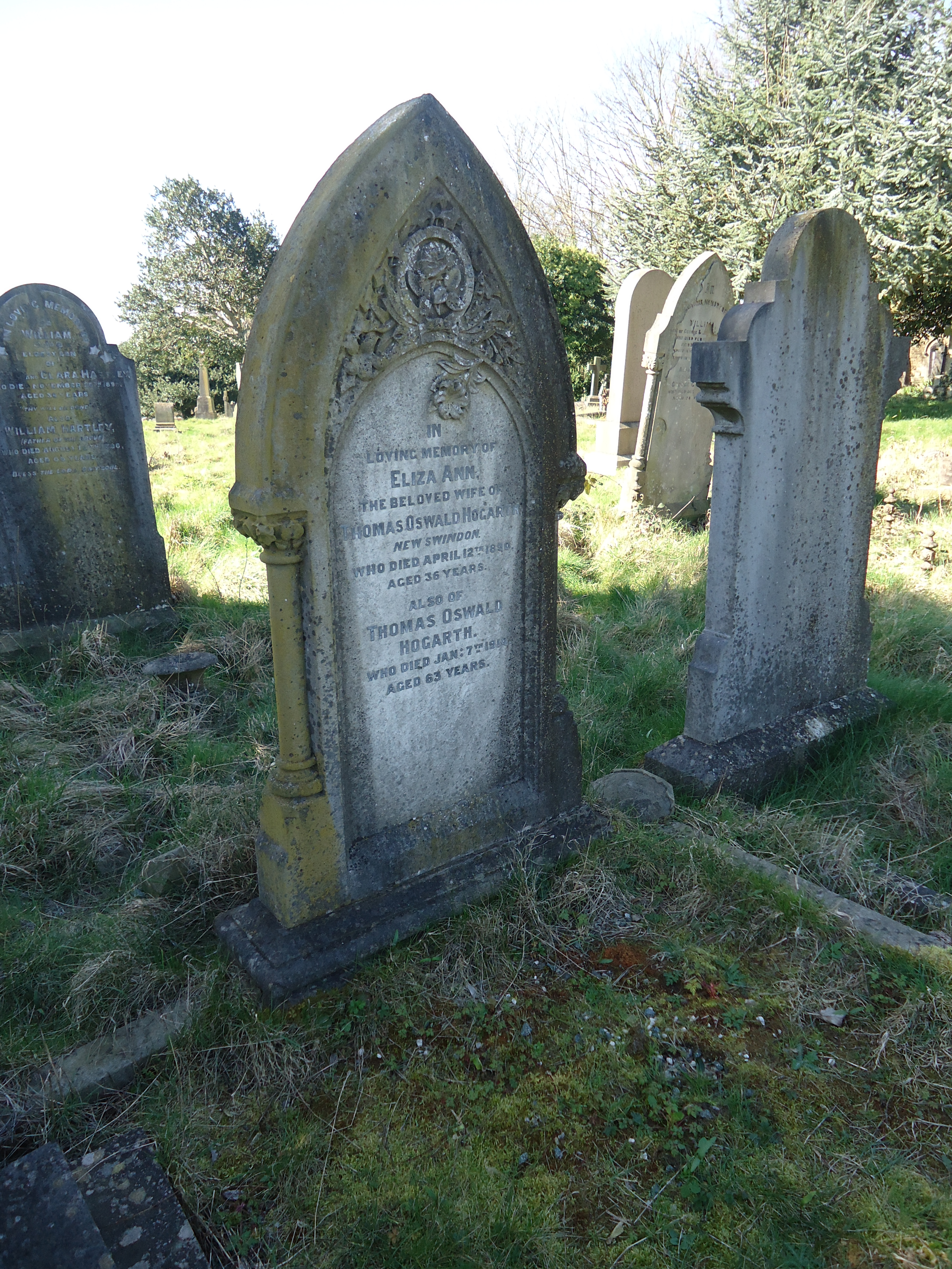 Eliza A and Thomas Oswald Hogarth