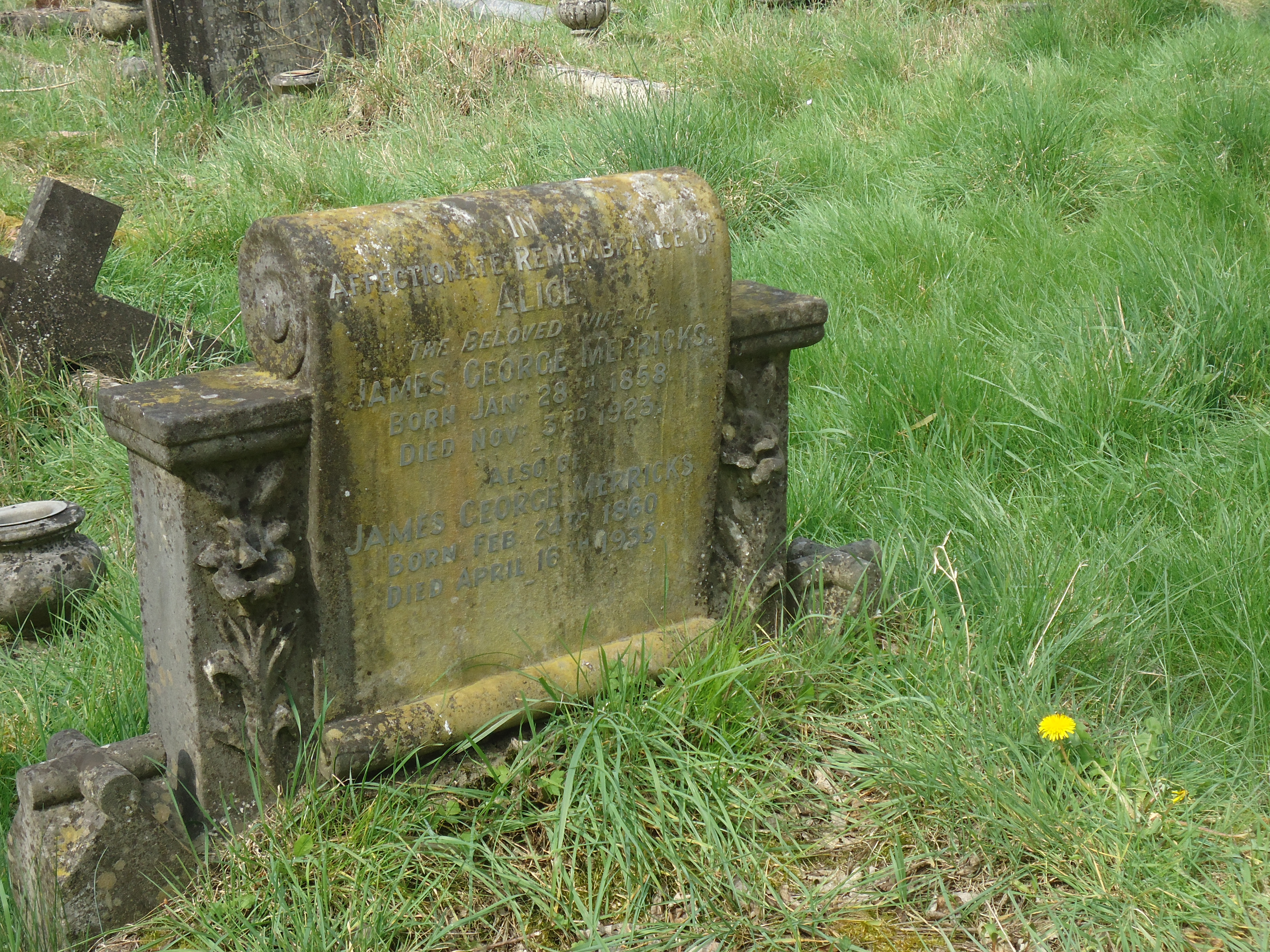 James George Merricks – Radnor Street Cemetery